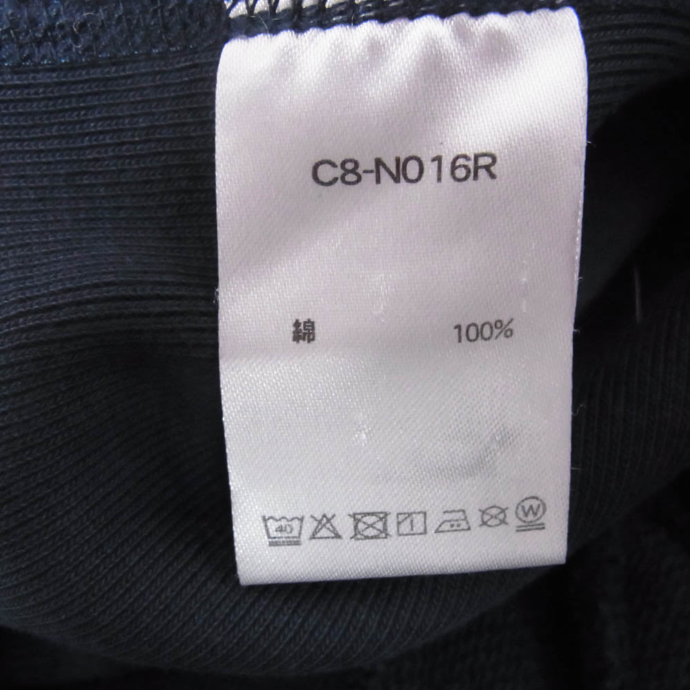 Champion チャンピオン C8-N016R リバースウィーブ スウェット スナップジャケット ブルゾン ダークネイビー系 L【中古】