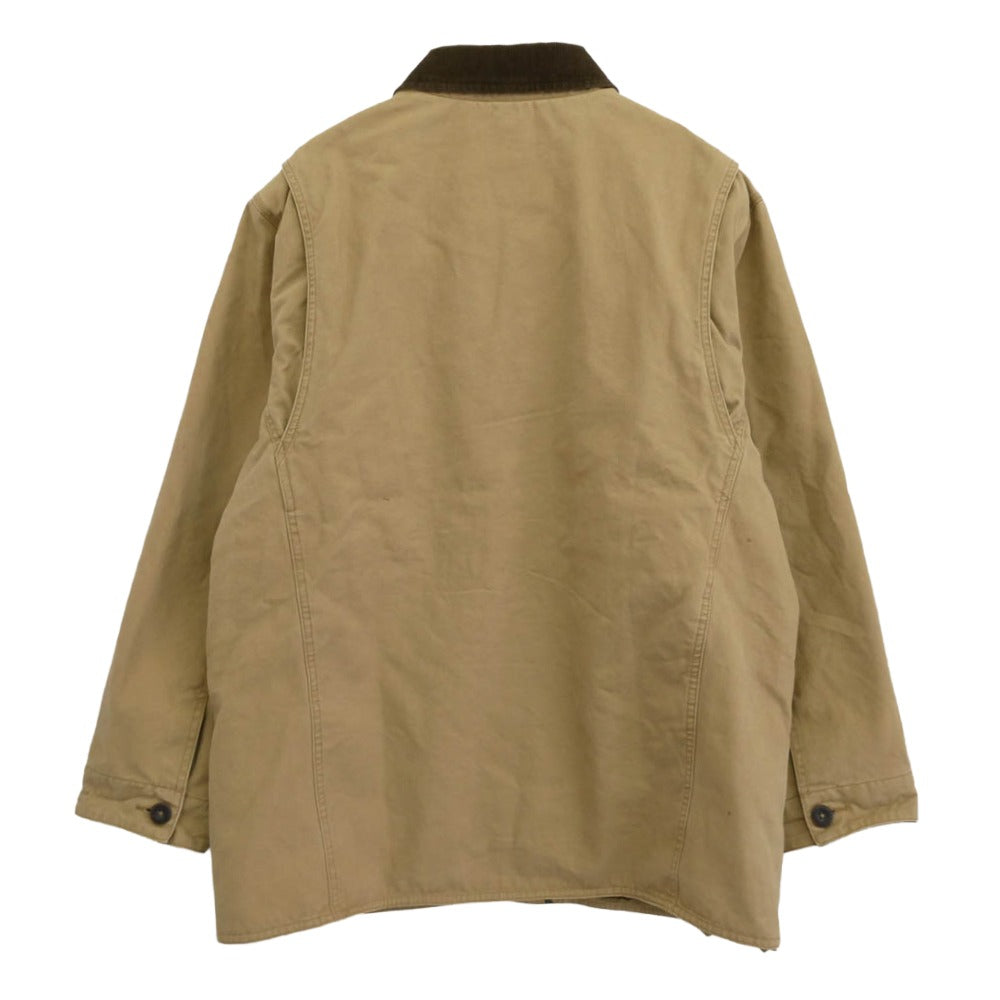 オービス オルヴィス キルティング裏地 ハンティングジャケット ベージュ系 ブラウン系 L【中古】