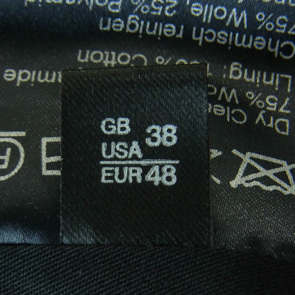 Gloverall グローバーオール 英国製 ウール ピーコート Pコート ブラック系 38【中古】