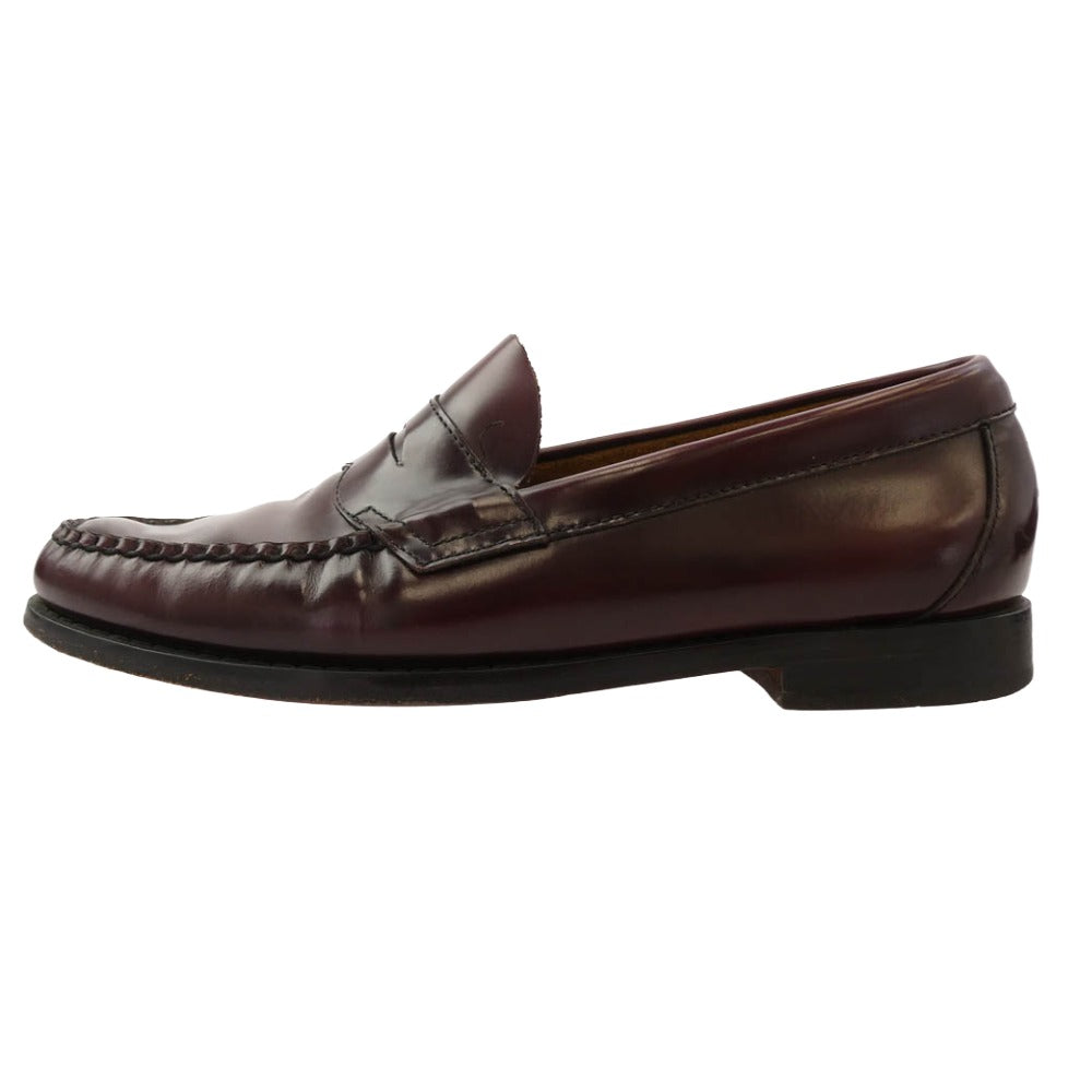 G.H.BASS & COMPANY ジーエイチバス レザー コインローファー ワインレッド系 7【中古】