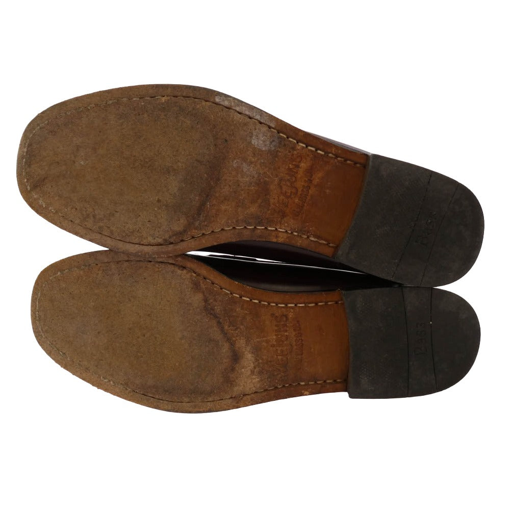 G.H.BASS & COMPANY ジーエイチバス レザー コインローファー ワインレッド系 7【中古】