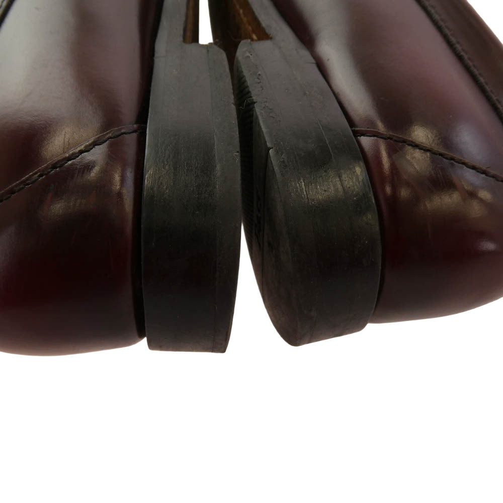G.H.BASS & COMPANY ジーエイチバス レザー コインローファー ワインレッド系 7【中古】