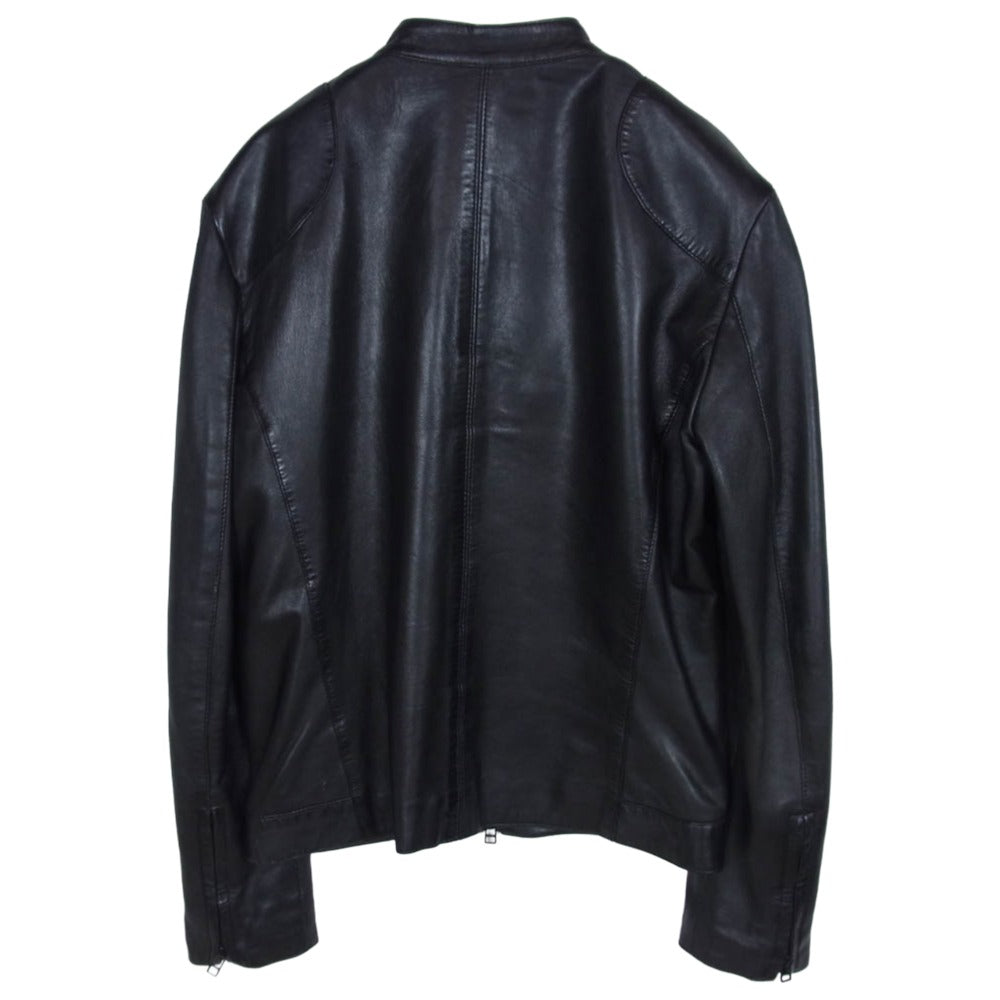 BEAMS ビームス International Gallery BEAMS インターナショナルギャラリービームス レザー シングル ライダースジャケット ブラック系 M【中古】