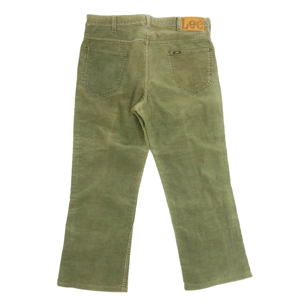 Lee リー Vintage ヴィンテージ 70s?80s 42TALON コーデュロイ パンツ カーキ系 サイズ表記無【中古】