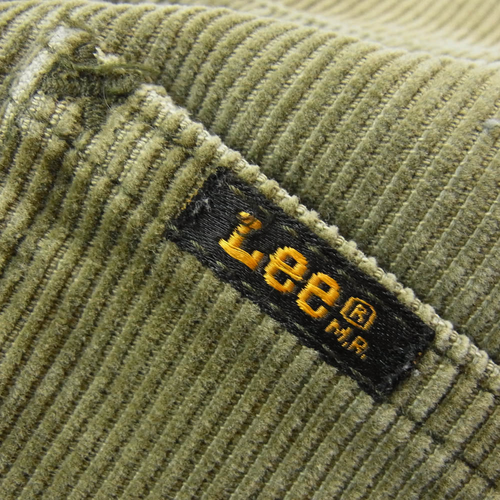 Lee リー Vintage ヴィンテージ 70s?80s 42TALON コーデュロイ パンツ カーキ系 サイズ表記無【中古】