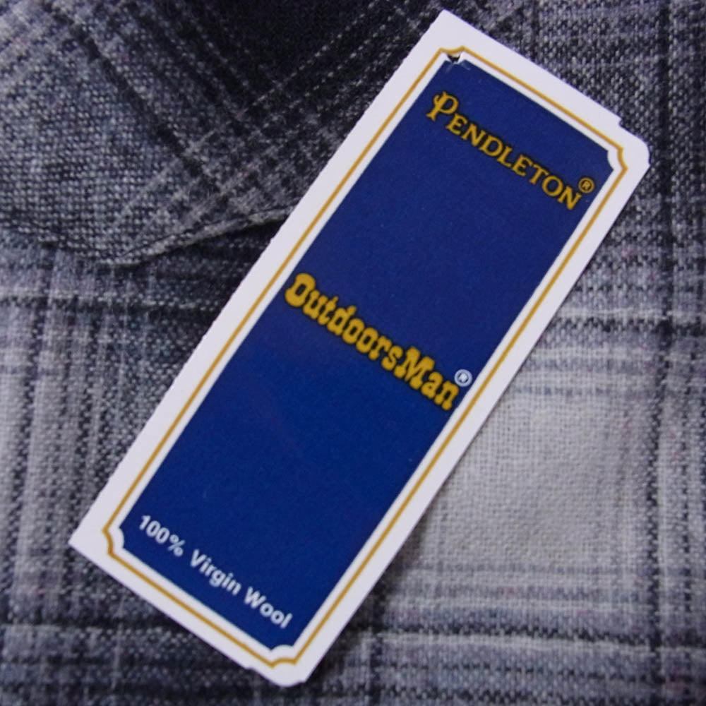 PENDLETON ペンドルトン Vintage ヴィンテージ 70s ウール 長袖 チェック シャツ ブラック系 S【中古】