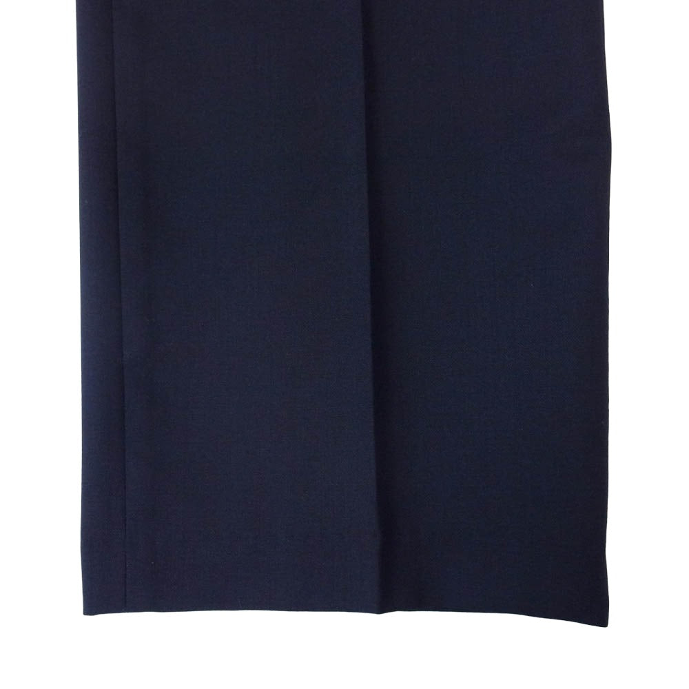 MAISON MARGIELA メゾンマルジェラ 18AW S50KA0428 14ライン ボタンフライ スラックス パンツ ネイビー系 165/68A【中古】