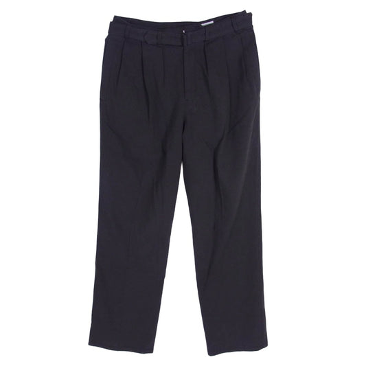 LEMAIRE ルメール PA314 LF842 LOOSE PLEATED PANTS ルーズ プリーツ ベルテッド パンツ チャコール系 46【中古】