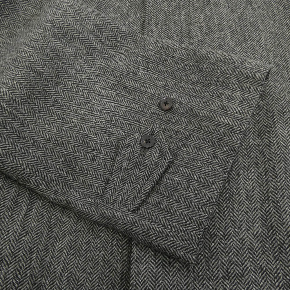 インテリム 22AW HYPER BIG LOVAT KIRK TWEED SINGLE RAGLAN BELTED OVER COAT シングル ラグラン コート グレー系 ブラック系 5【中古】