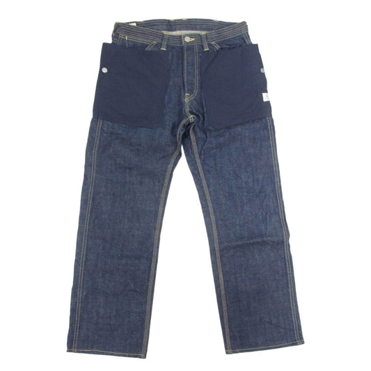 SASAFRAS ササフラス Fall Leaf Sprayer Pants フォールリーフ スプレイヤー デニムパンツ M インディゴブルー系 M【中古】