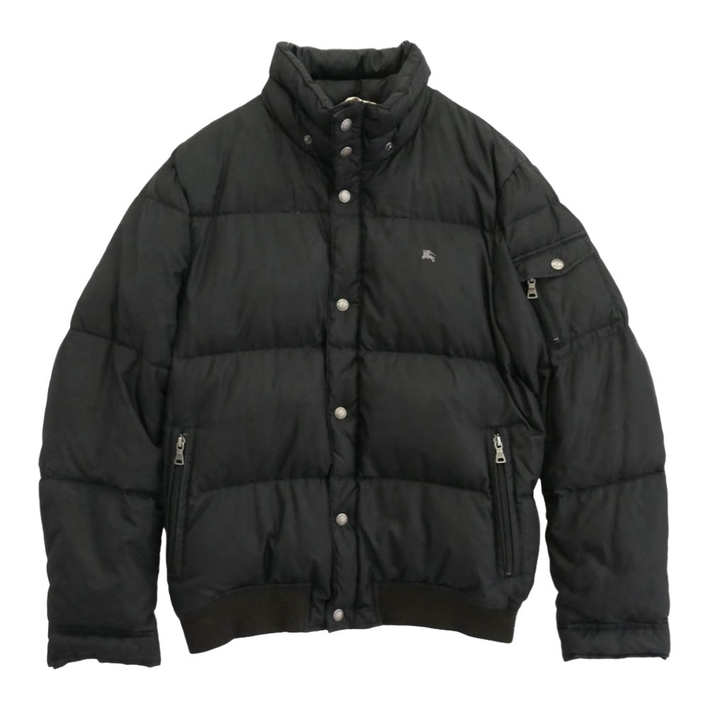 BURBERRY BLACK LABEL バーバリーブラックレーベル BMP78-130-09 裏地ノバチェック ダウンジャケット ブラック系 L【中古】