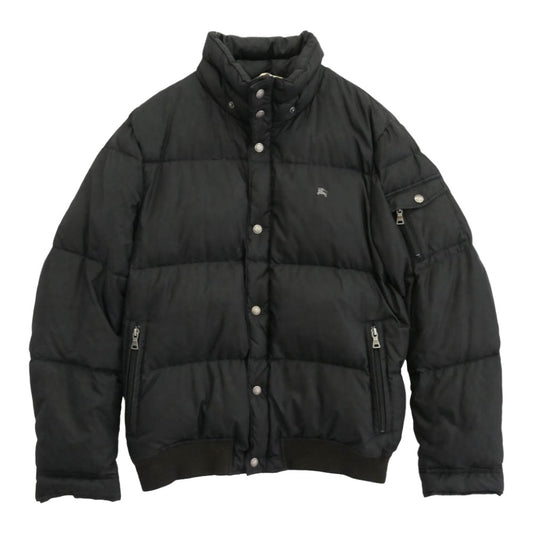 BURBERRY BLACK LABEL バーバリーブラックレーベル BMP78-130-09 裏地ノバチェック ダウンジャケット ブラック系 L【中古】