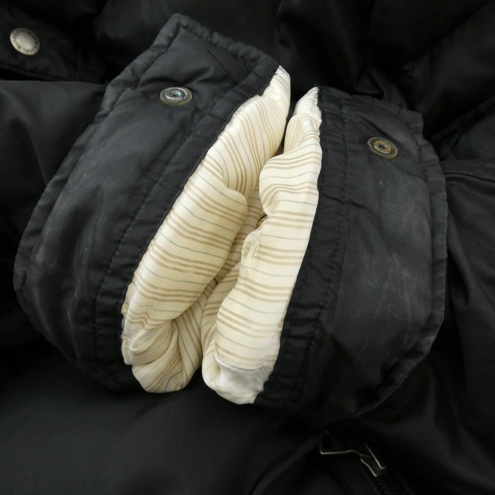 BURBERRY BLACK LABEL バーバリーブラックレーベル BMP78-130-09 裏地ノバチェック ダウンジャケット ブラック系 L【中古】