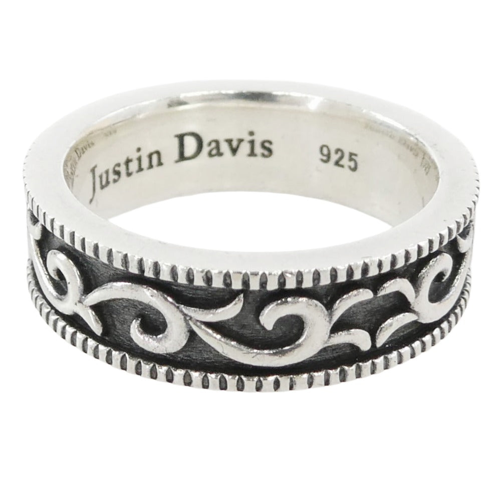 Justin Davis ジャスティンデイビス SRJ776 ETERNAL LOVE エターナル ラブ リング シルバー系 17号【中古】