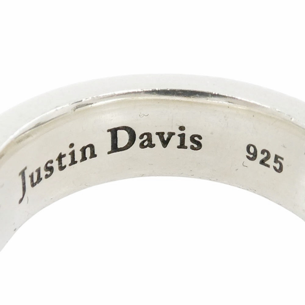 Justin Davis ジャスティンデイビス SRJ776 ETERNAL LOVE エターナル ラブ リング シルバー系 17号【中古】