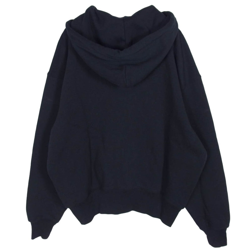 ACNE STUDIOS アクネストゥディオズ FA-UX-SWEA000185 Face フェイスロゴパッチ ジップ フーディー パーカー ブラック系 XXS【中古】