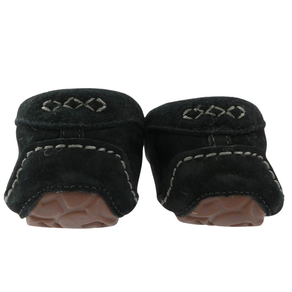 UGG アグ W ANSLEY レディース アンスレー スリッポン フラット シューズ ブラック系 24cm【中古】