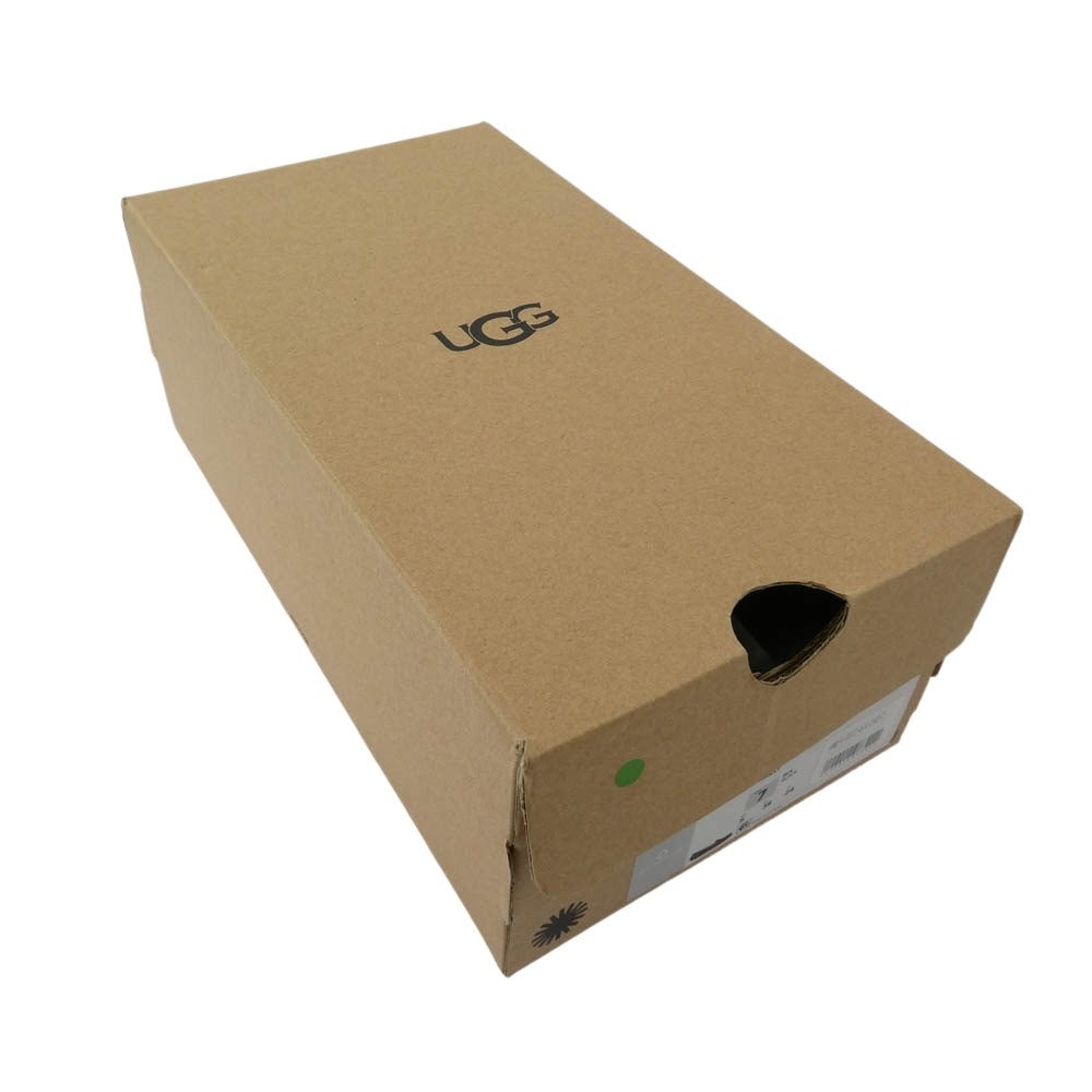 UGG アグ W ANSLEY レディース アンスレー スリッポン フラット シューズ ブラック系 24cm【中古】