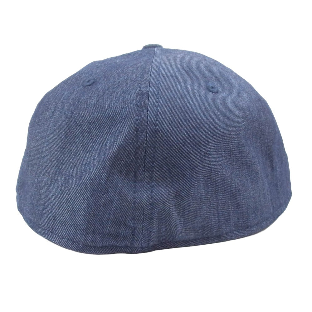 THE NORTH FACE ノースフェイス NN-42130 NYLON DENIM CAP ナイロンデニム キャップ 帽子 インディゴブルー系 FREE【美品】【中古】