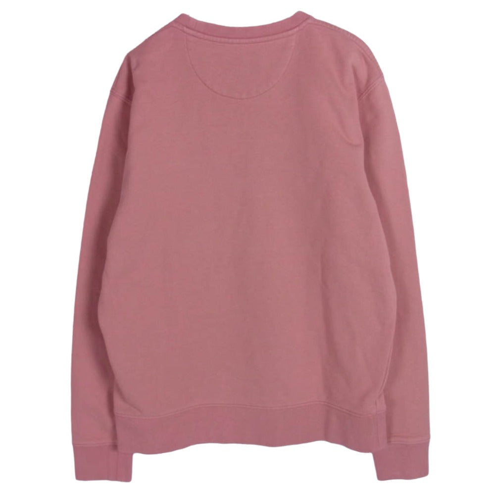 サタデーズ ニューヨークシティ 3212-343-2227 LOGO SWEAT ロゴプリント クルー スウェット ピンク系 L【中古】