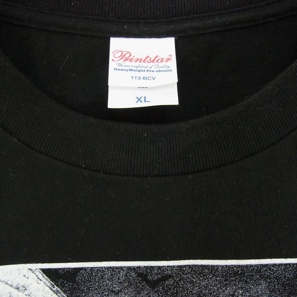 SAINT MICHAEL セントマイケル × 黒夢 × 河村康輔 プリント 半袖 Tシャツ カットソー ブラック系 XL【中古】