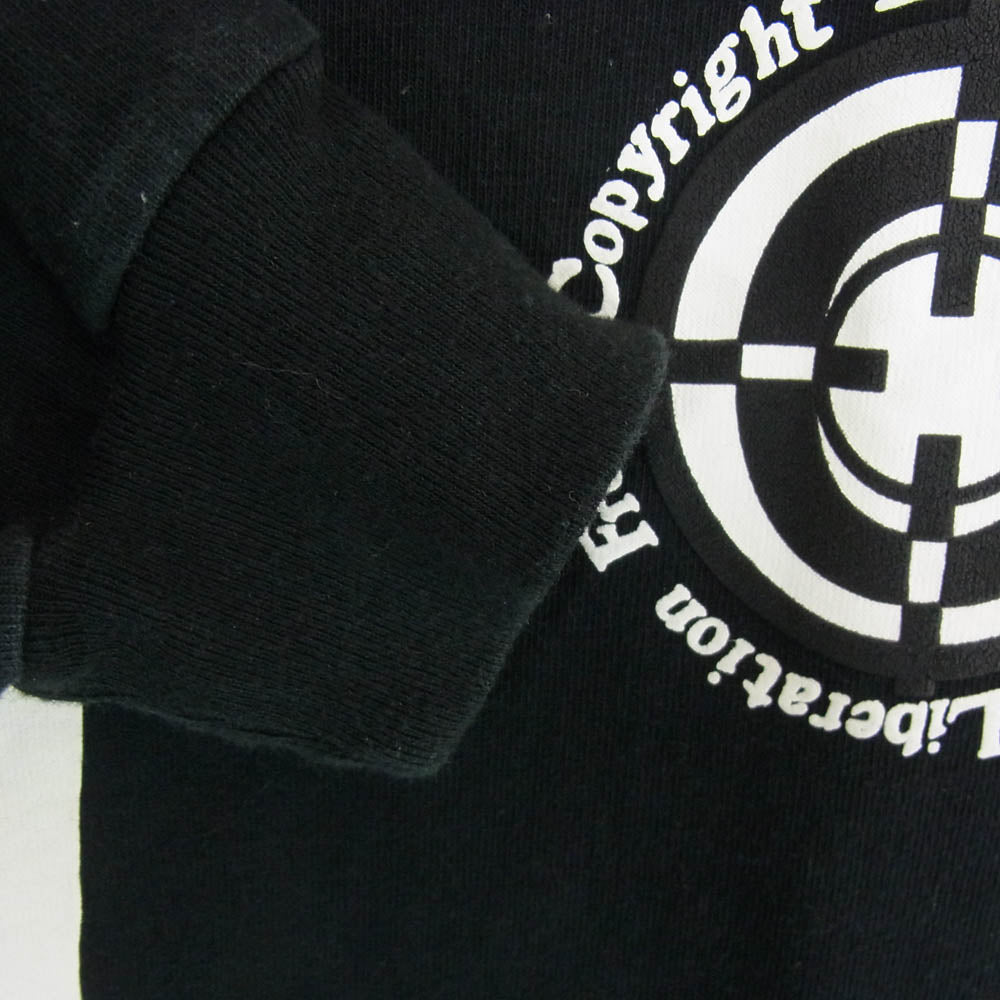 READY MADE レディメイド 22AW RE-C0-BK-00-00-203 TARGET LS TEE ターゲット プリント ロングスリーブ 長袖 Tシャツ カットソー ブラック系 M【中古】