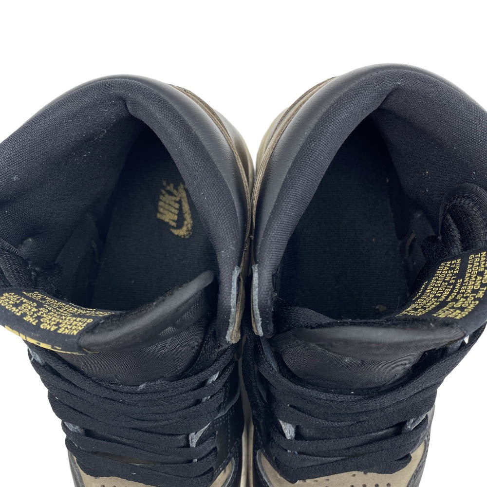NIKE ナイキ DZ5485-020 Air Jordan 1 Retro High OG Palomino エアジョーダン1 レトロ ハイ OG パロミノ ハイカット スニーカー シューズ ブラック系 25cm【中古】