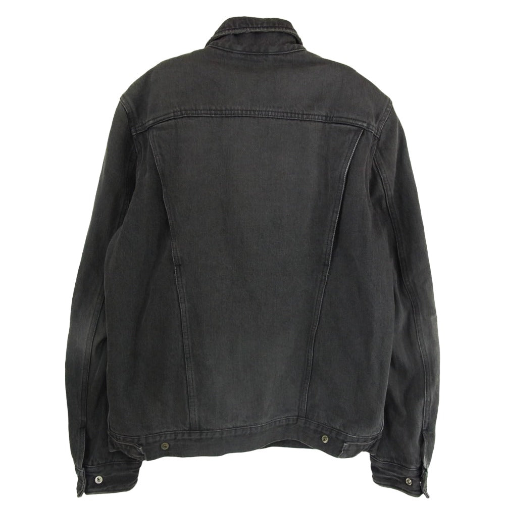 marka マーカ コットン 無地 コットン ジップアップ デニム ジャケット ブラック系 2【中古】