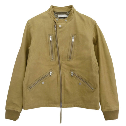 nonnative ノンネイティブ MN-J3610 RIDER BLOUSON COW LEATHER カウレザー ライダース ジャケット イエロー系 2【中古】