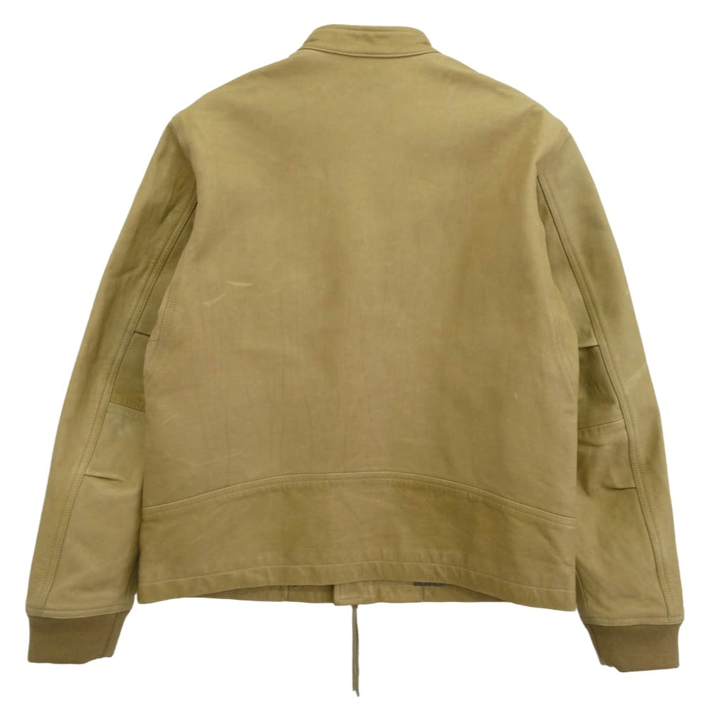 nonnative ノンネイティブ MN-J3610 RIDER BLOUSON COW LEATHER カウレザー ライダース ジャケット イエロー系 2【中古】