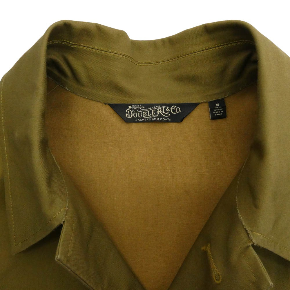 RRL ダブルアールエル WATERPROOF COAT ウォータープルーフ ステンカラー コート カーキ系 M【中古】