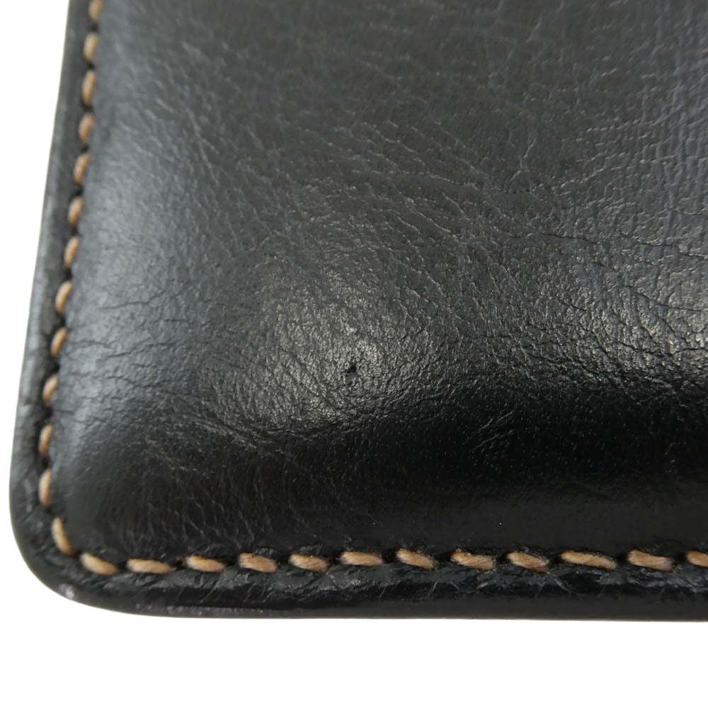 THE FLAT HEAD ザフラットヘッド FRAGMENT CASE ホースハイド 茶芯 フラグメントケース コインケース カードケース ブラック系【中古】