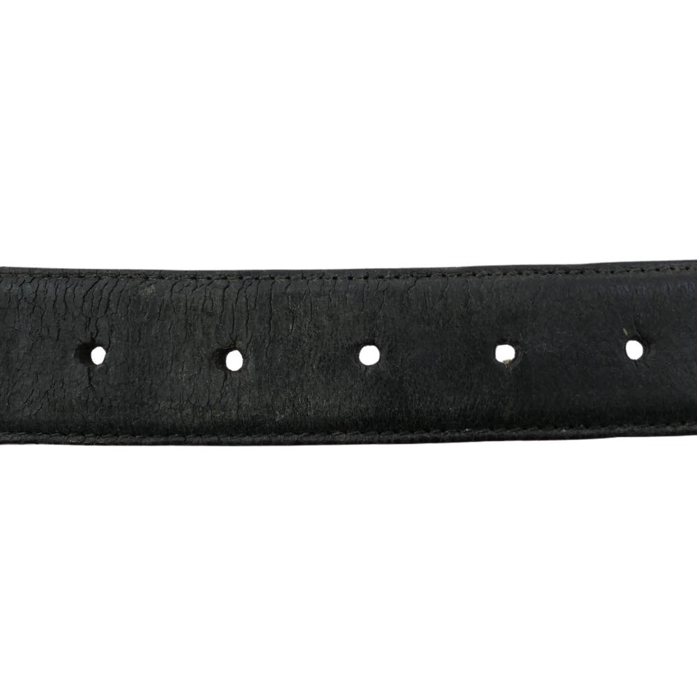 CHROME HEARTS クロムハーツ（原本無） BLT ROLLER 3PC 1.5inch 3ピース ローラー レザーベルト ブラック系 36【中古】