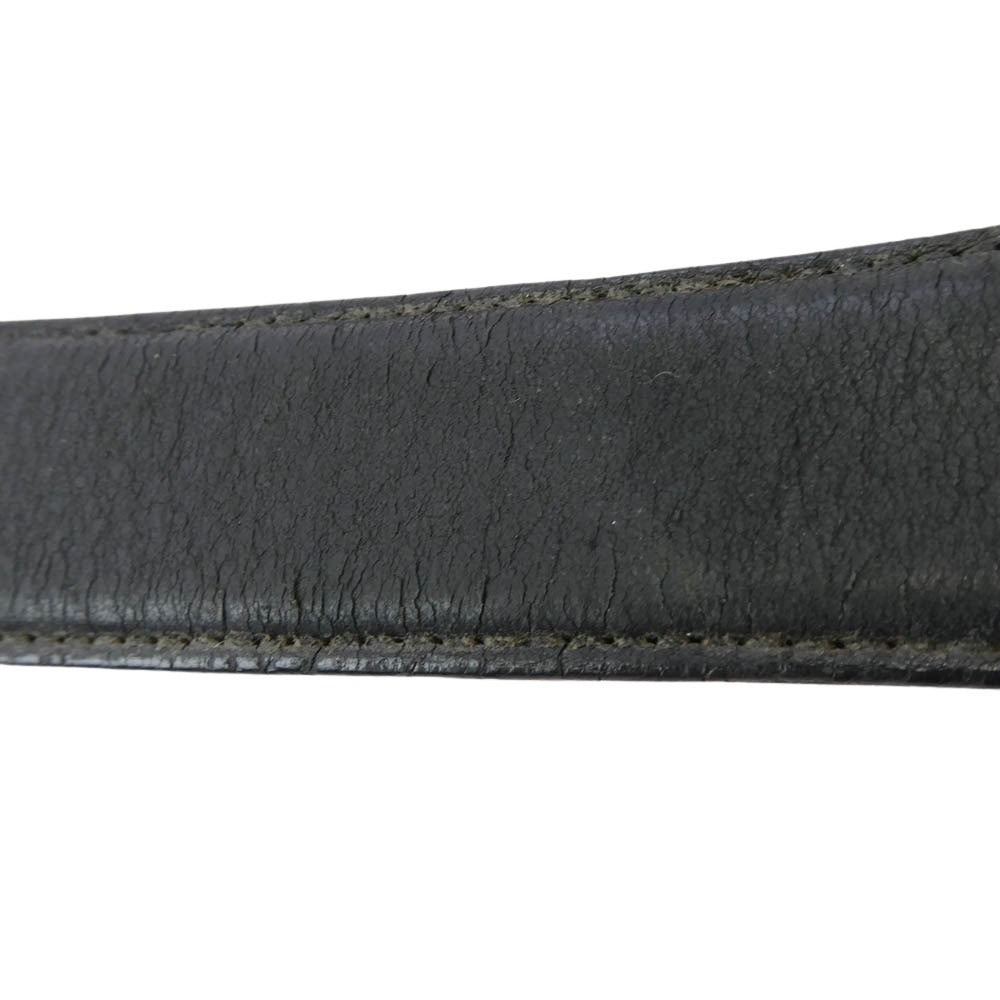 CHROME HEARTS クロムハーツ（原本無） BLT ROLLER 3PC 1.5inch 3ピース ローラー レザーベルト ブラック系 36【中古】