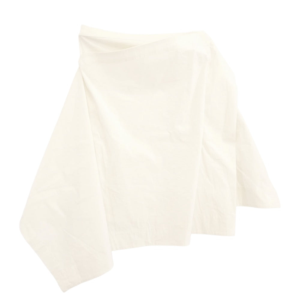 ISSEY MIYAKE イッセイミヤケ IM53FJ034 COLLAPSING SCULPTURE ストレッチ 変形 スカート オフホワイト系【極上美品】【中古】