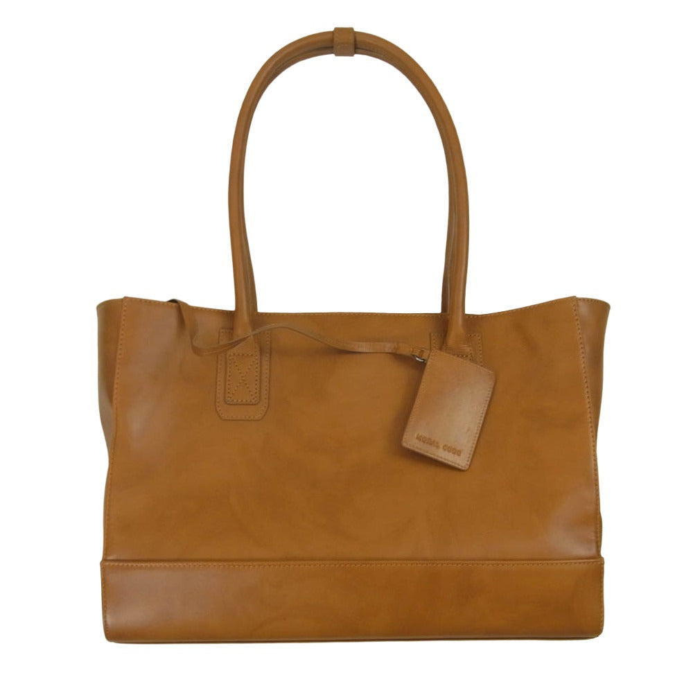モラルコード mf241400 TOTE BAG レザー トート バッグ ブラウン系【中古】