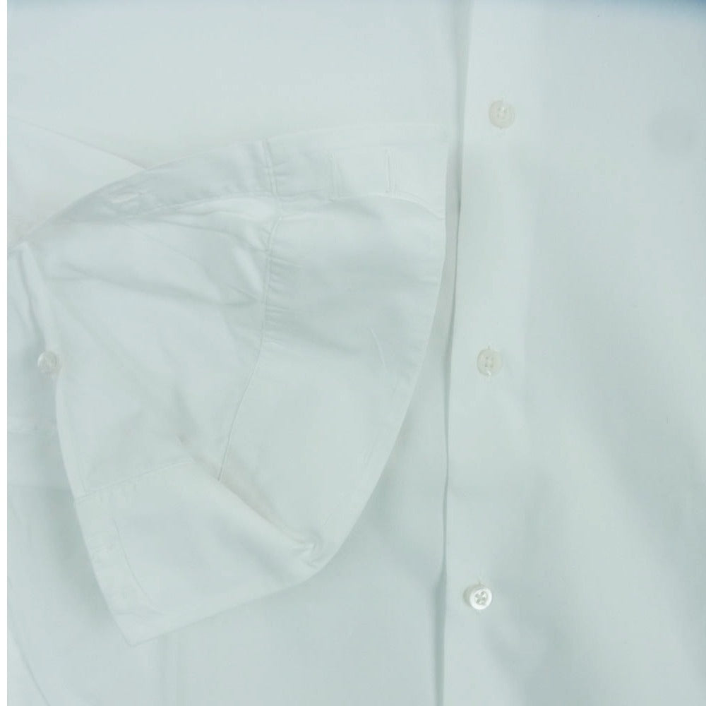 JIL SANDER ジルサンダー イタリア製 ボタンダウン 長袖 プレーン ドレスシャツ コットン ホワイト系 40【中古】