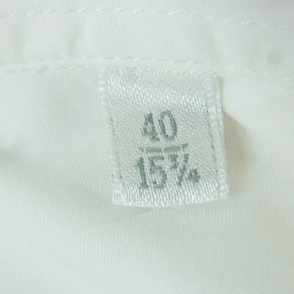 JIL SANDER ジルサンダー イタリア製 ボタンダウン 長袖 プレーン ドレスシャツ コットン ホワイト系 40【中古】