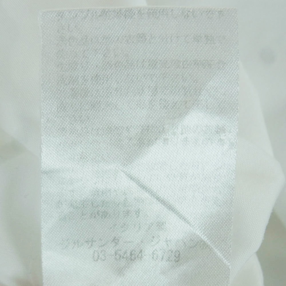 JIL SANDER ジルサンダー イタリア製 ボタンダウン 長袖 プレーン ドレスシャツ コットン ホワイト系 40【中古】