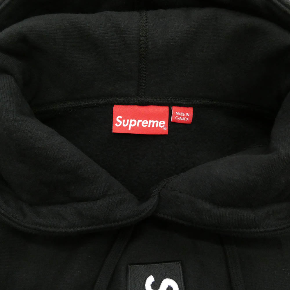 Supreme シュプリーム 20AW Cross Box Logo Hooded Sweatshirt クロス ボックス ロゴ フーデッド スウェットシャツ パーカー ブラック系 L【中古】