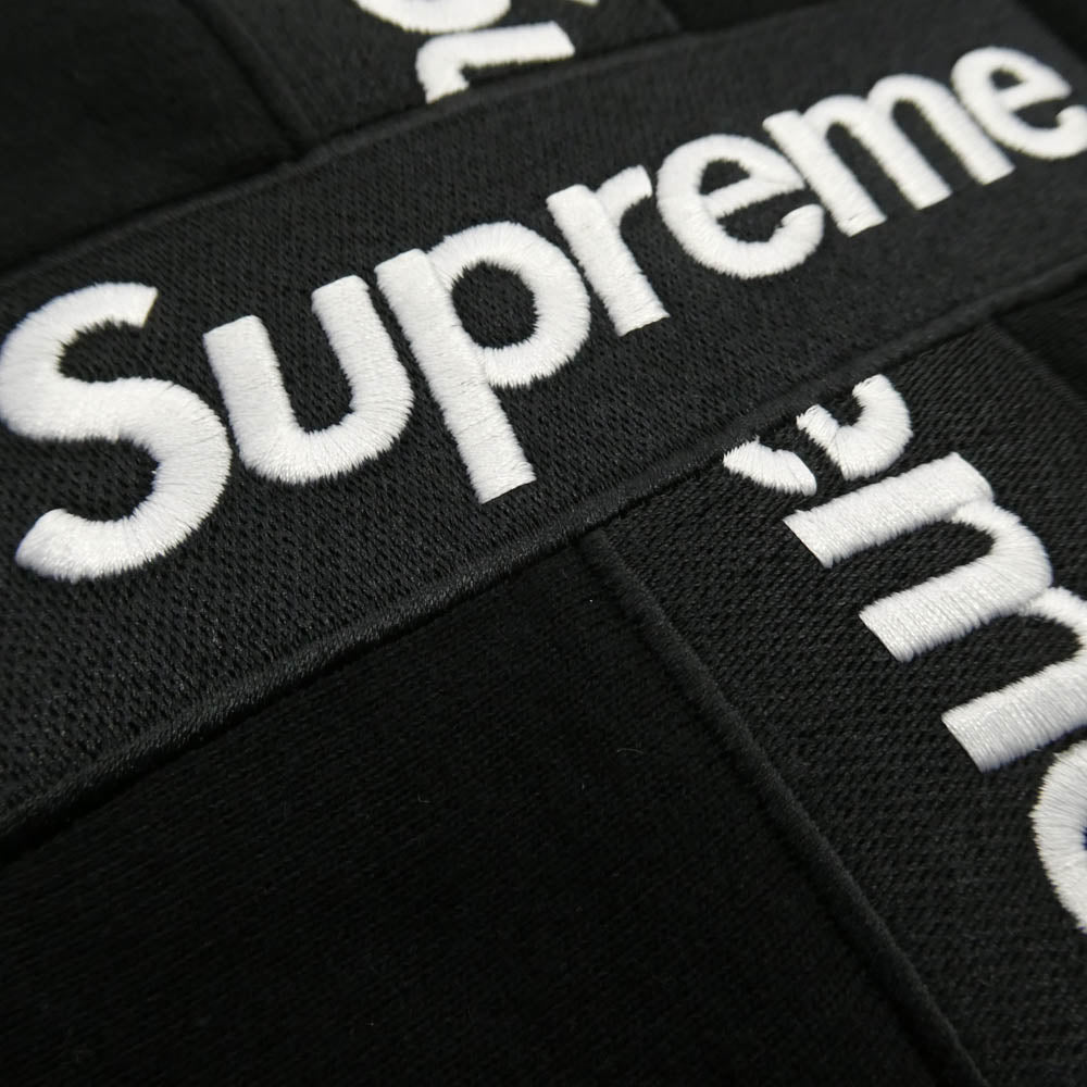 Supreme シュプリーム 20AW Cross Box Logo Hooded Sweatshirt クロス ボックス ロゴ フーデッド スウェットシャツ パーカー ブラック系 L【中古】