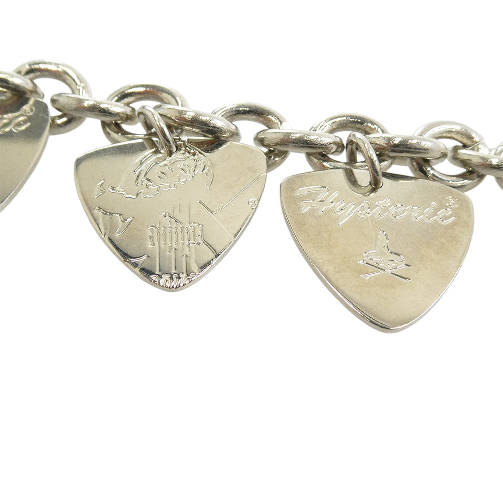 HYSTERIC GLAMOUR ヒステリックグラマー 01221QA01906 5連 ピック ブレスレット シルバー系【中古】