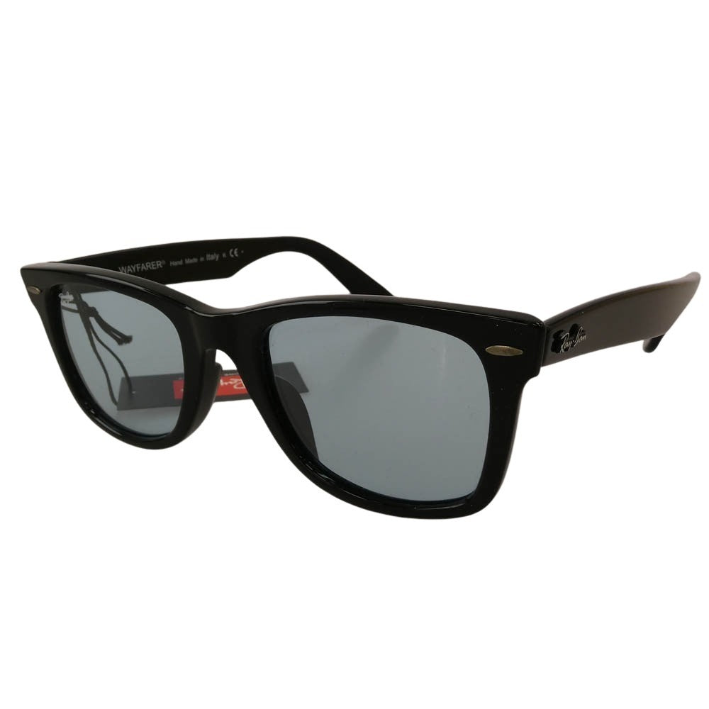 Ray-Ban レイバン RB2140-F ORIGINAL WAYFARER CLASSIC ウェイファーラー サングラス ブルーグレーレンズ ブラック系 52□22【中古】