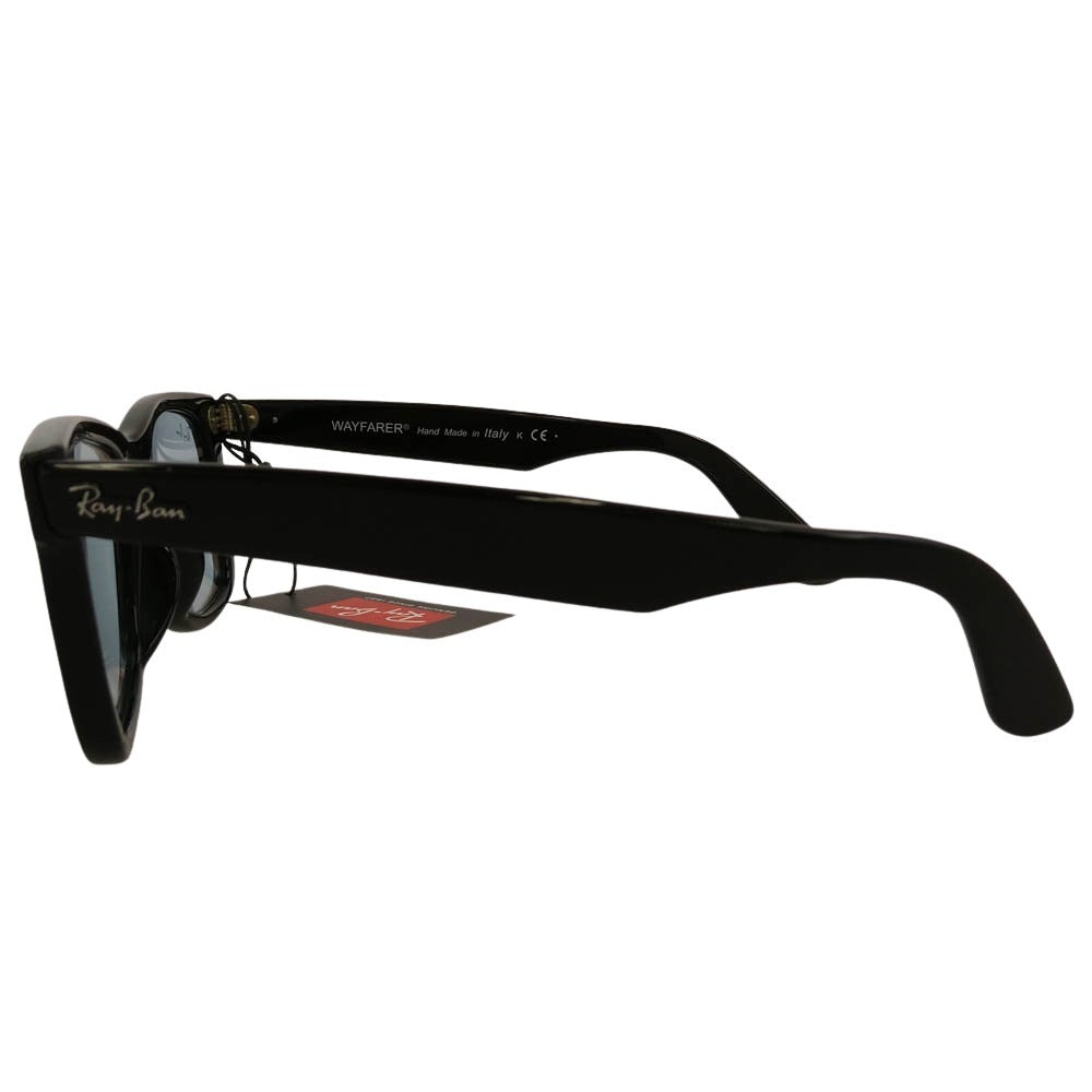 Ray-Ban レイバン RB2140-F ORIGINAL WAYFARER CLASSIC ウェイファーラー サングラス ブルーグレーレンズ ブラック系 52□22【中古】