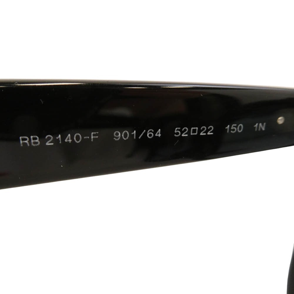 Ray-Ban レイバン RB2140-F ORIGINAL WAYFARER CLASSIC ウェイファーラー サングラス ブルーグレーレンズ ブラック系 52□22【中古】