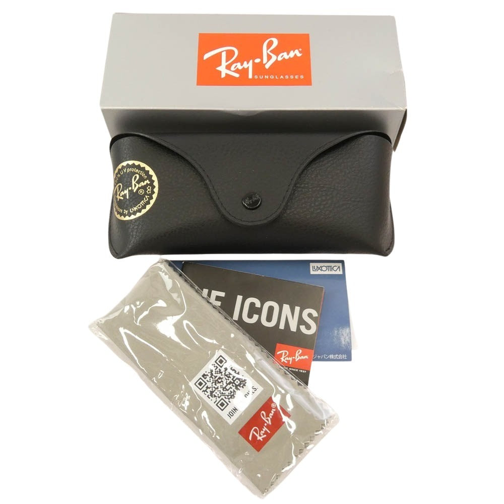 Ray-Ban レイバン RB2140-F ORIGINAL WAYFARER CLASSIC ウェイファーラー サングラス ブルーグレーレンズ ブラック系 52□22【中古】