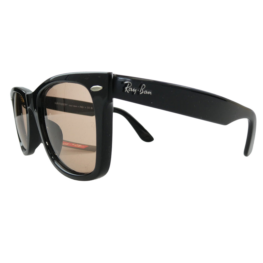 Ray-Ban レイバン RB2140-F ORIGINAL WAYFARER CLASSIC ウェイファーラー サングラス ピンクレンズ フレーム：ブラック系 52□22　150【中古】