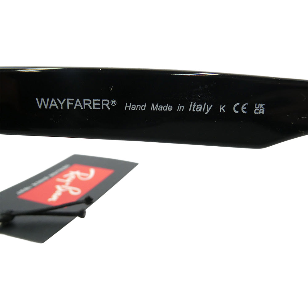 Ray-Ban レイバン RB2140-F ORIGINAL WAYFARER CLASSIC ウェイファーラー サングラス ピンクレンズ フレーム：ブラック系 52□22　150【中古】