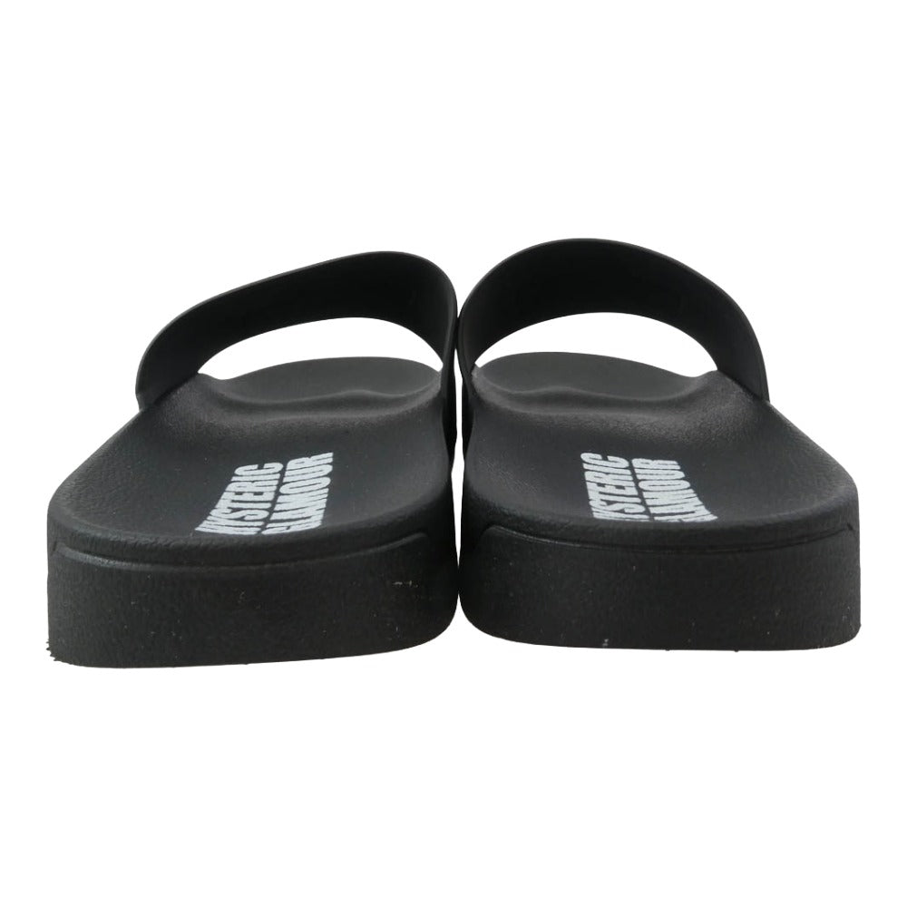 HYSTERIC GLAMOUR ヒステリックグラマー 02241QS02496 UNLIMITED スライダー サンダル ブラック系 43 (27cm)【美品】【中古】