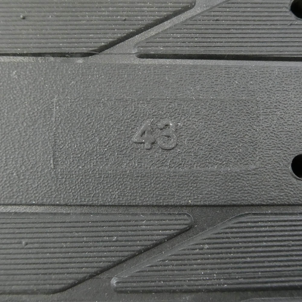 HYSTERIC GLAMOUR ヒステリックグラマー 02241QS02496 UNLIMITED スライダー サンダル ブラック系 43 (27cm)【美品】【中古】